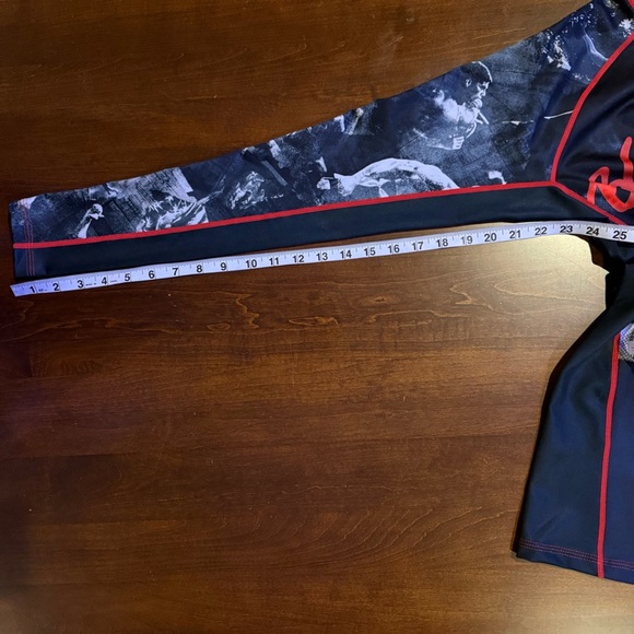 Fusion Fight Gear BJJ Rashguard Bloodsport Martial Arts Long Sleeve Men's Size M - Picture 5 of 9